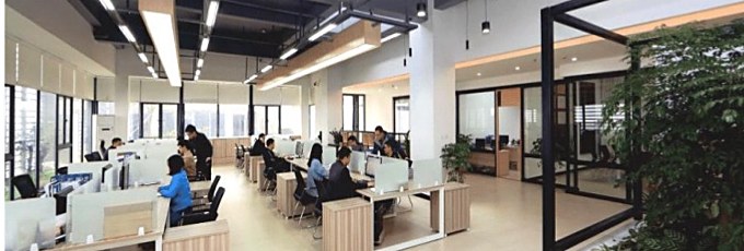 Qiyuan Innovation R&D center office in Dongguan