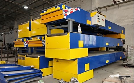 Telescopic stretching conveyors built by Qiyuan Innovation